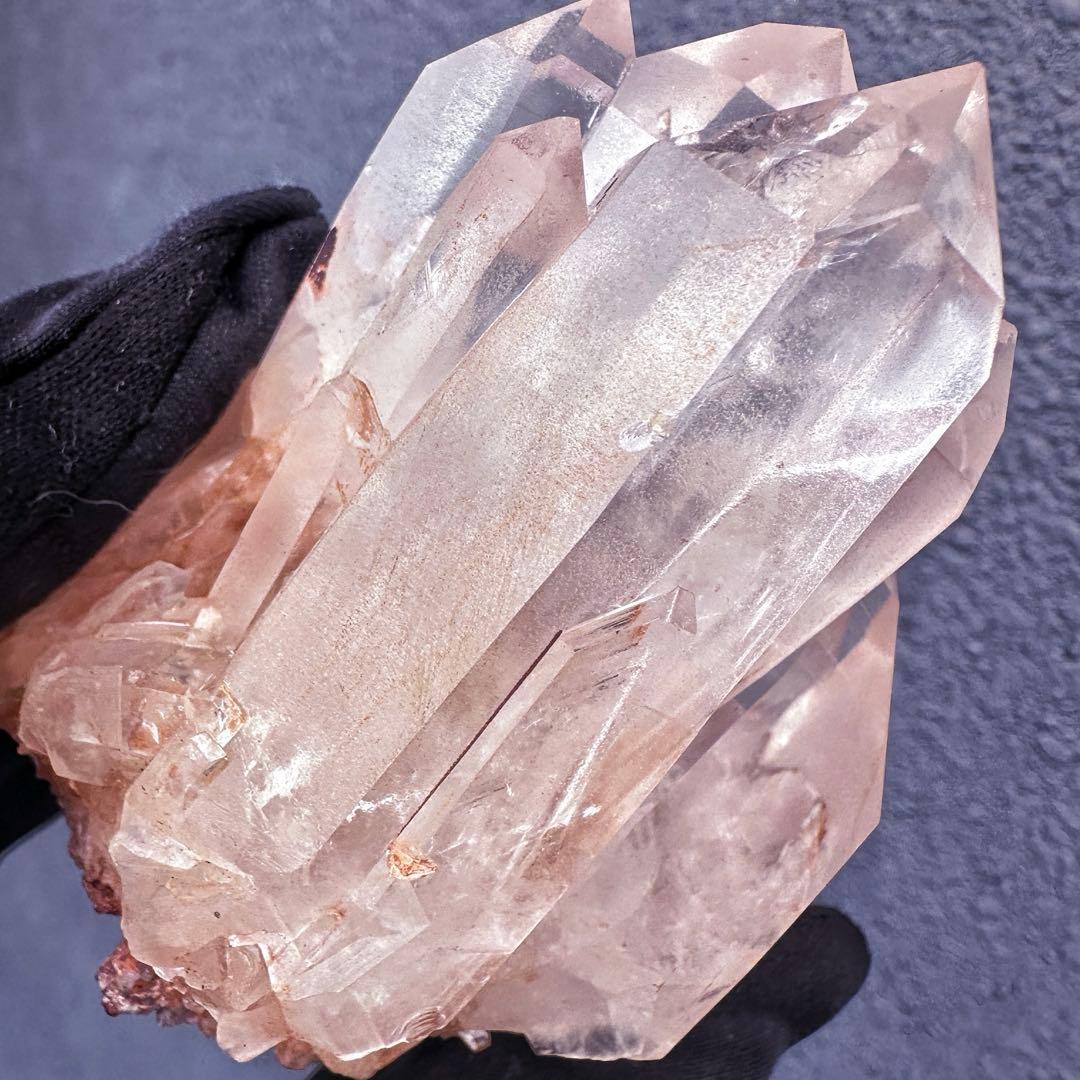 希少❗️高透明度❗️超綺麗♡超強いパワー ピンクヒマラヤ クラスター天然石A1605