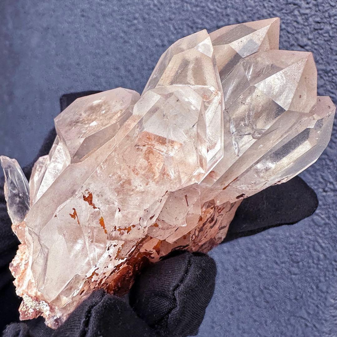 希少❗️高透明度❗️超綺麗♡超強いパワー ピンクヒマラヤ クラスター天然石A1605