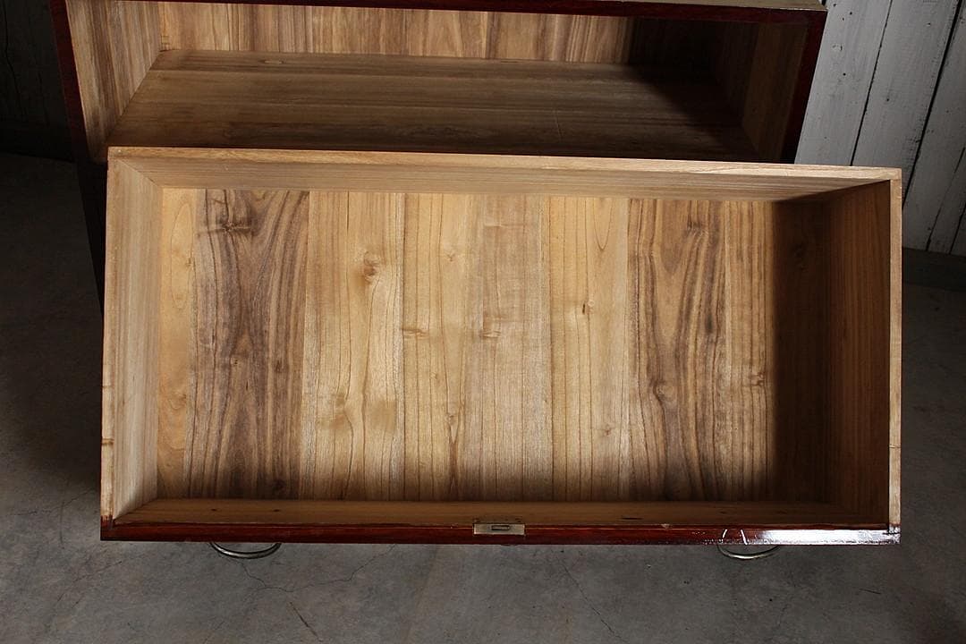 綺麗な前欅の箪笥　2段　引き出し　タンス　収納　古家具　古民家　時代家具