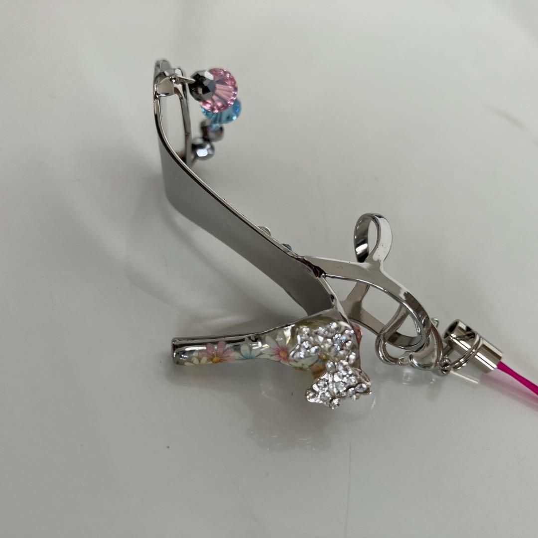 希少！スワロフスキーハンドメイドアクセサリー CANGAL プルタブ缶オープナー