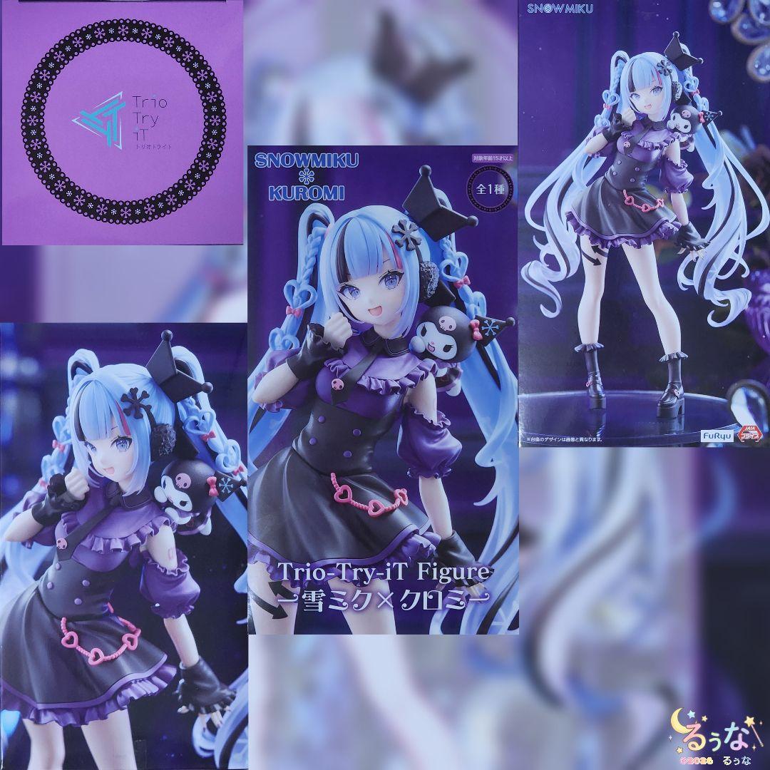 Trio-Try-iT Figure [雪ミク×クロミ]　3体セット♪