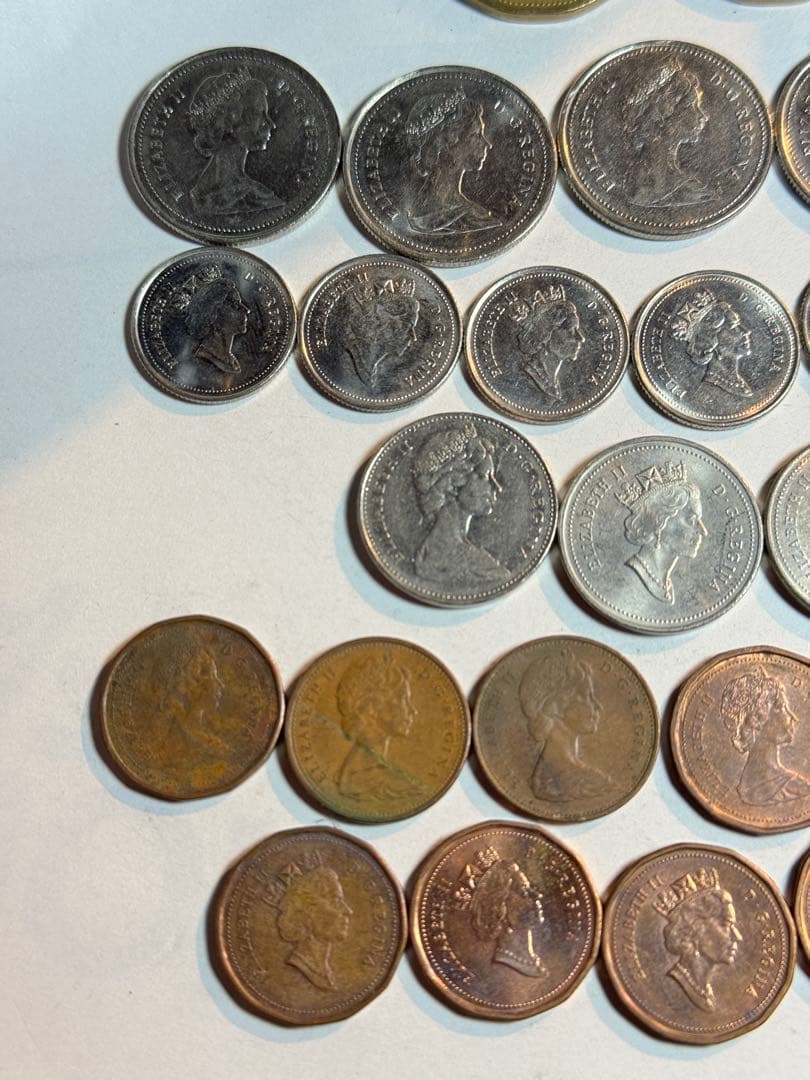 カナダドル　硬貨　古銭　まとめ　アンティーク　コレクション