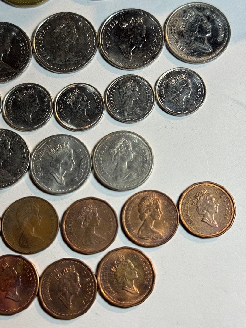 カナダドル　硬貨　古銭　まとめ　アンティーク　コレクション