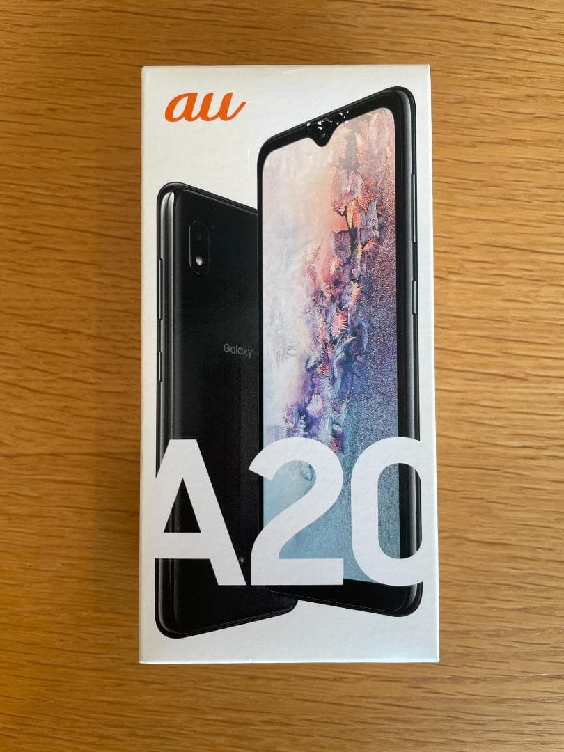 「新品未使用品」SIMフリー Galaxy A20 SCV46 ブラック