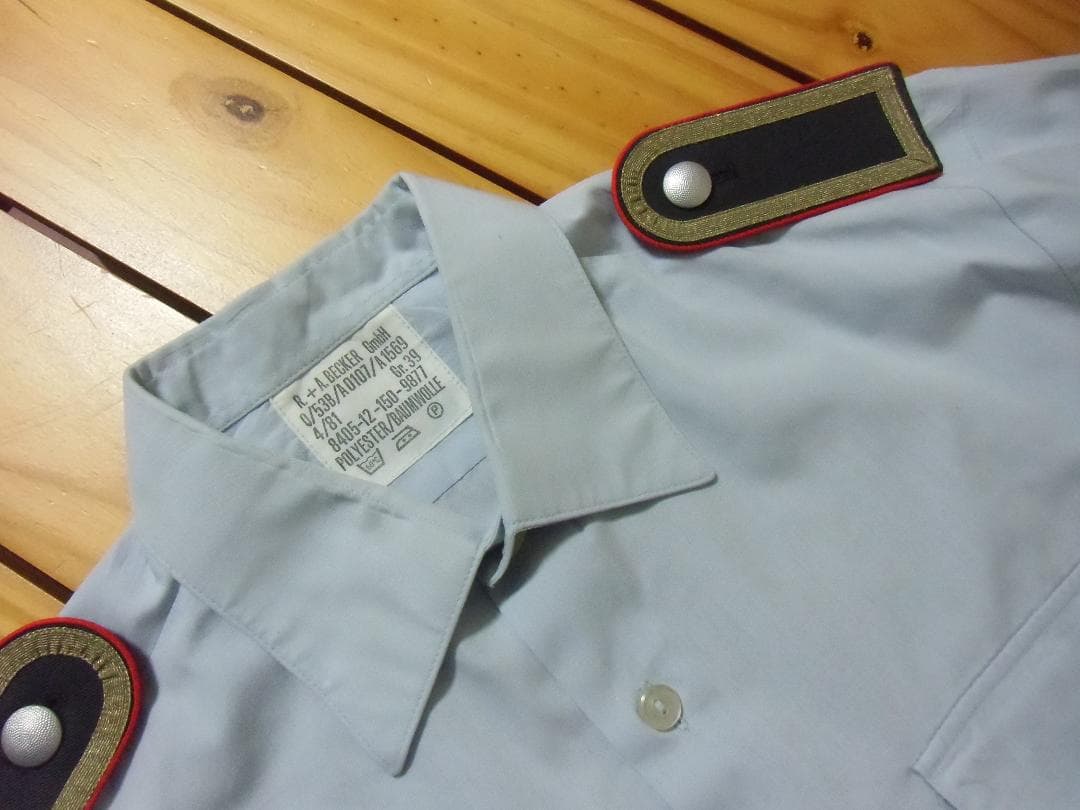 ＢＷドイツ軍/連邦軍＊空軍/陸軍＊ドレスシャツ＊Ｇｒ３９（実物）