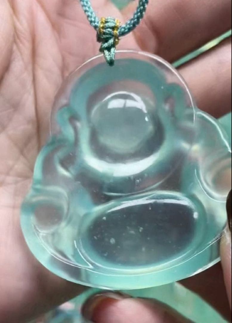 翡翠軟玉ネフライト 中国四大名玉岫玉天青冻[超高級品]