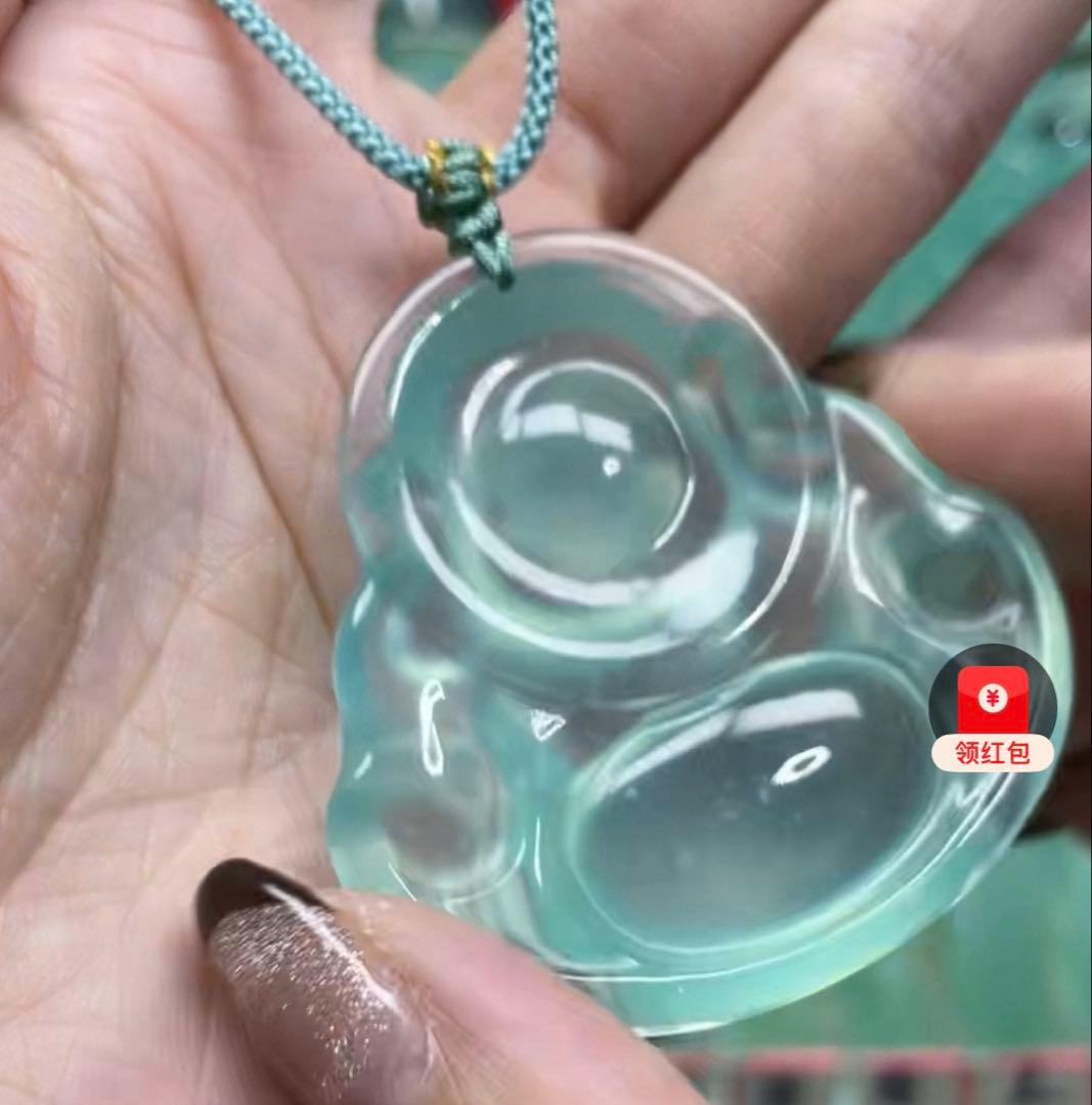 翡翠軟玉ネフライト 中国四大名玉岫玉天青冻[超高級品]