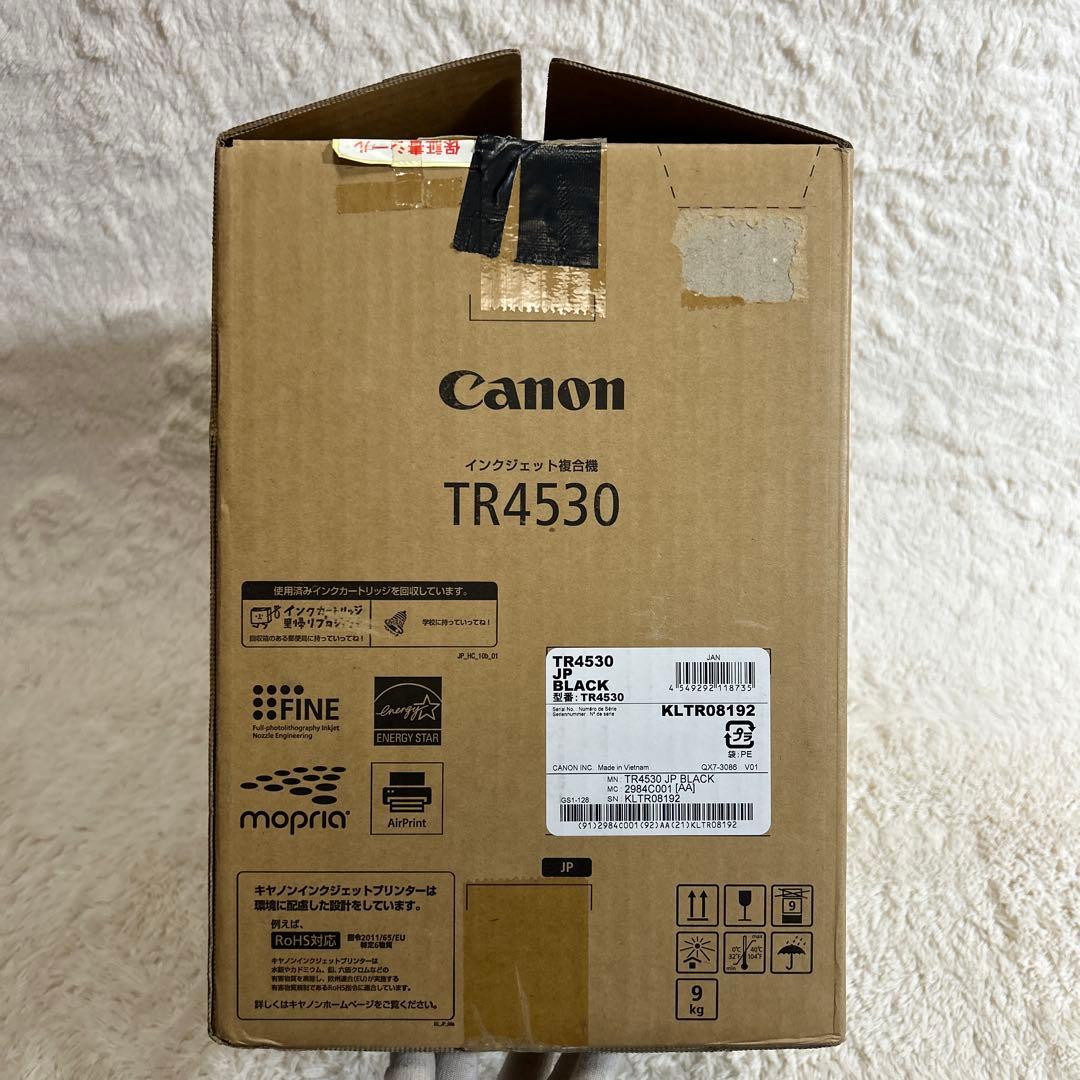 【未使用品】Canon TR4530 インクジェットプリンター 本体
