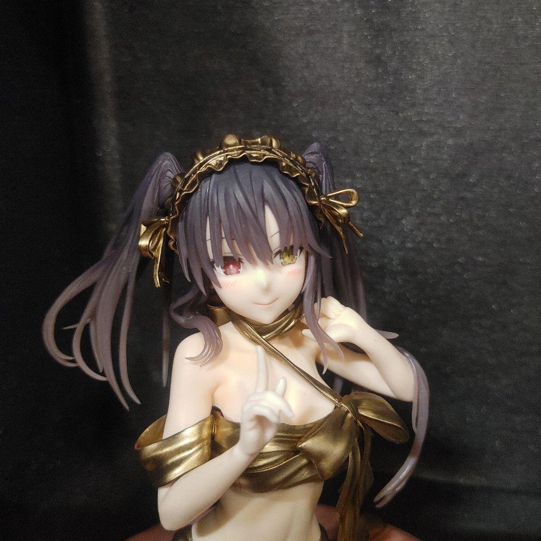時崎狂三　リペイント　フィギュア セクシー フィギュア 金色 ビキニ