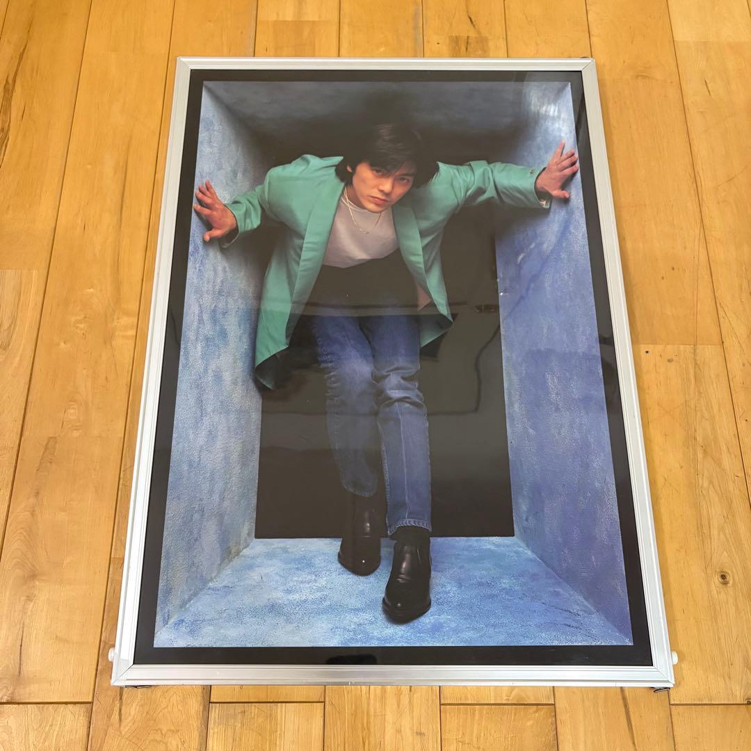 ☆希少☆尾崎豊　ポスター　A3 おまけ　フレーム付き