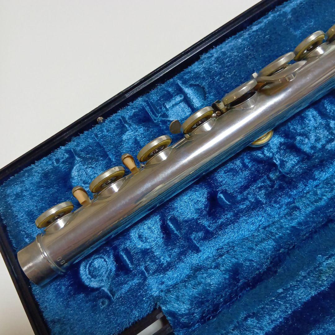 Nikkan フルート 本体 金属製 16キー ケース入り FL−23