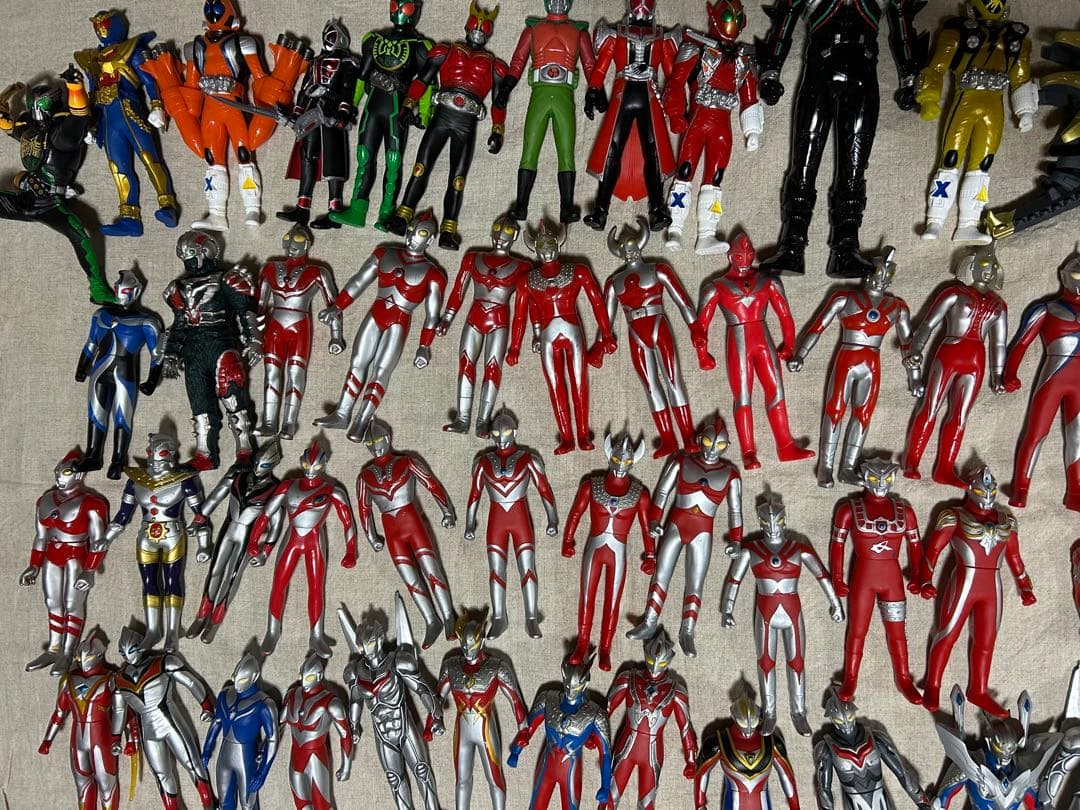 ウルトラマン　ウルトラ怪獣　仮面ライダー　ビッグソフビ　まとめ112体