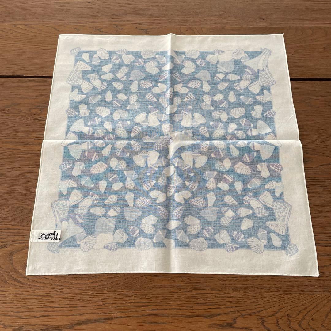 HERMES エルメス ランチョンマット&ナプキンセット ブルー