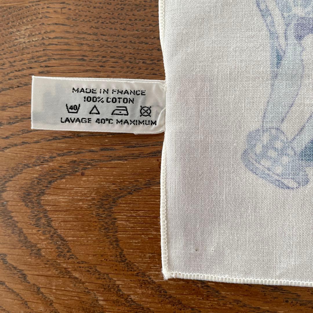 HERMES エルメス ランチョンマット&ナプキンセット ブルー