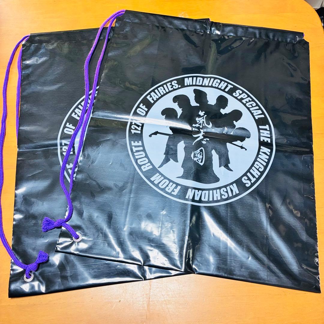 希少　激レア　氣志團 公式グッズミニタオル赤白タオル/缶バッジ/バッグ4点SET