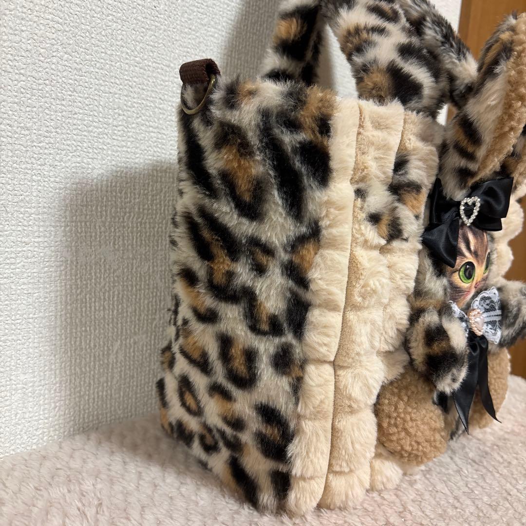 さ*ー様 コヤンイサムチョン　ふわモコ　うさぎサンダーちゃん　トートバッグ