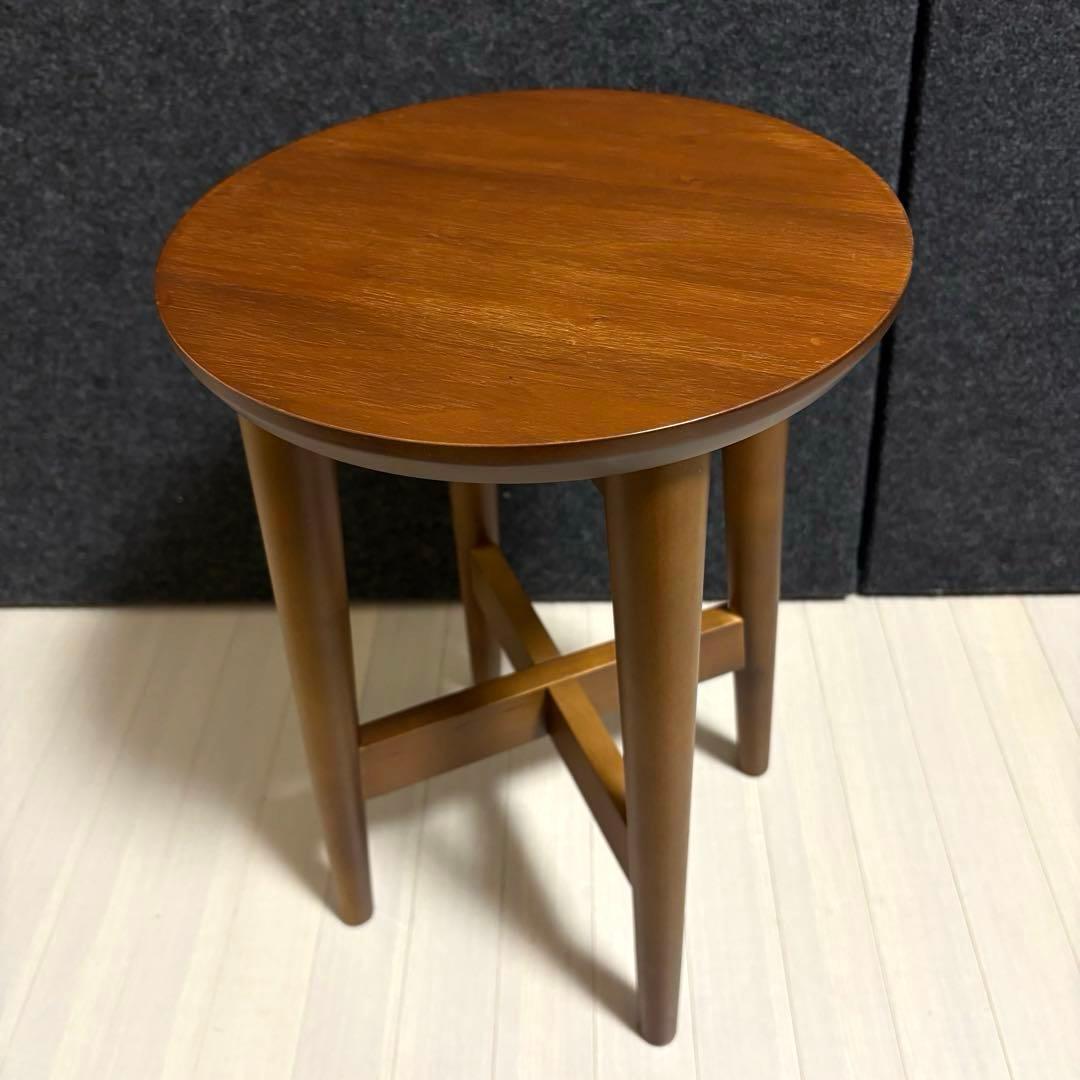 emo エモ ドレッサー 鏡台 スツール 丸椅子 化粧台 コンパクト　天然木