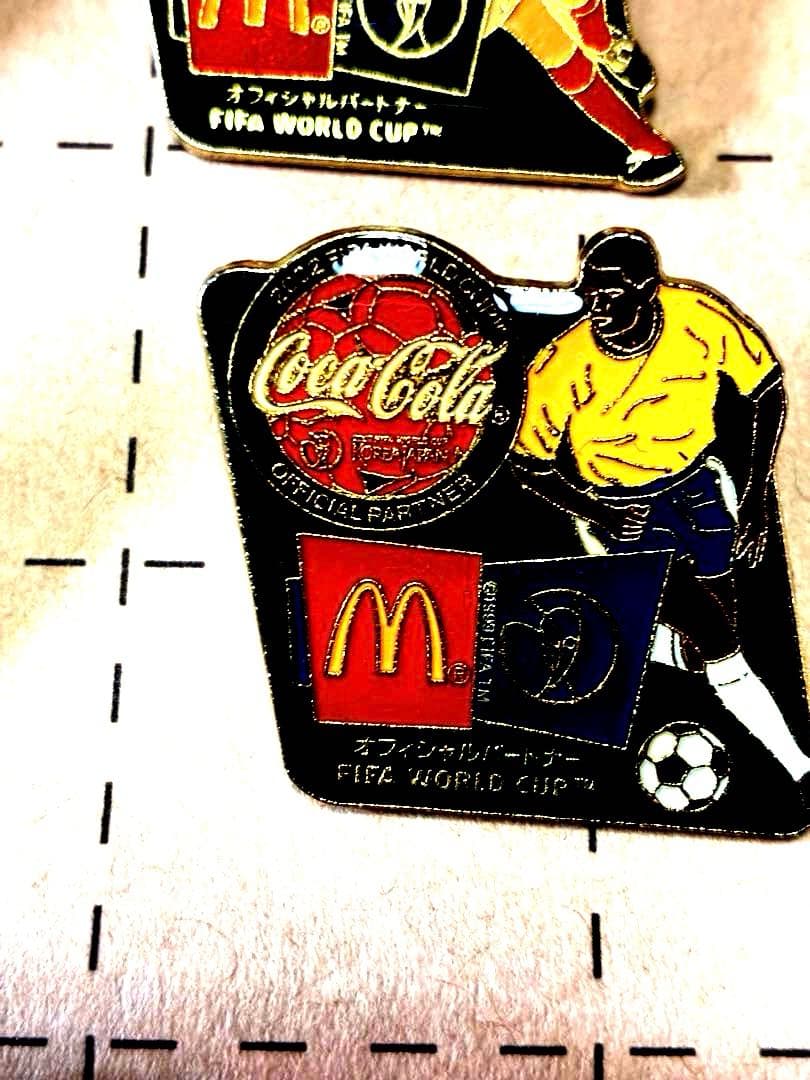 ★美品★☆企業コラボ企画☆FIFAワールドカップ マクドナルド ピンバッジセット