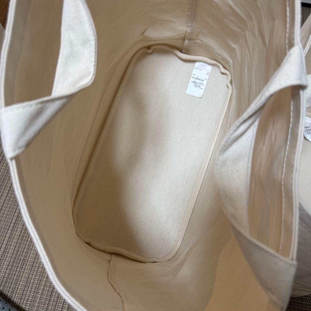【無印良品】　持ち手付帆布長方形バスケット　【廃盤品】　4個セット