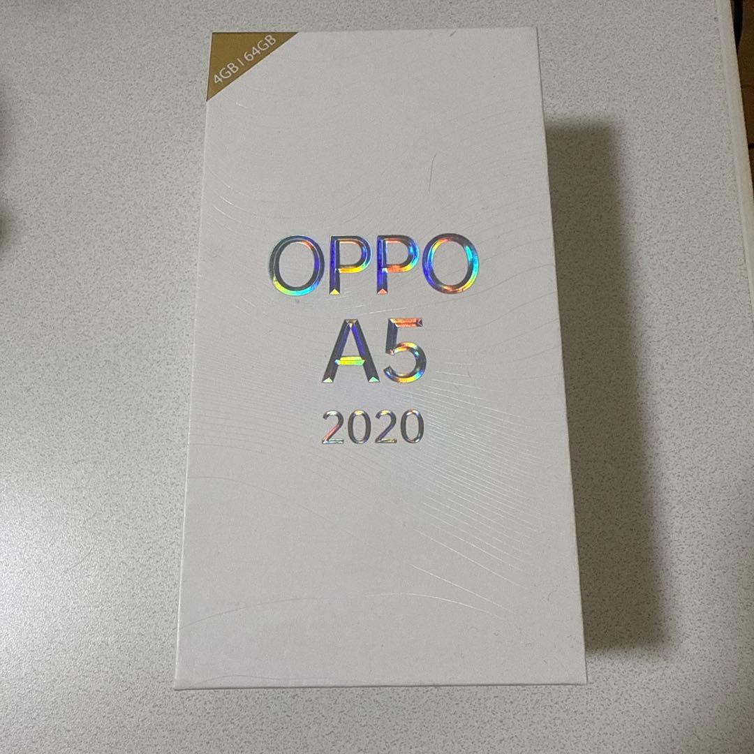 Oppo A5 2020 本体 ブルー デュアルカメラ