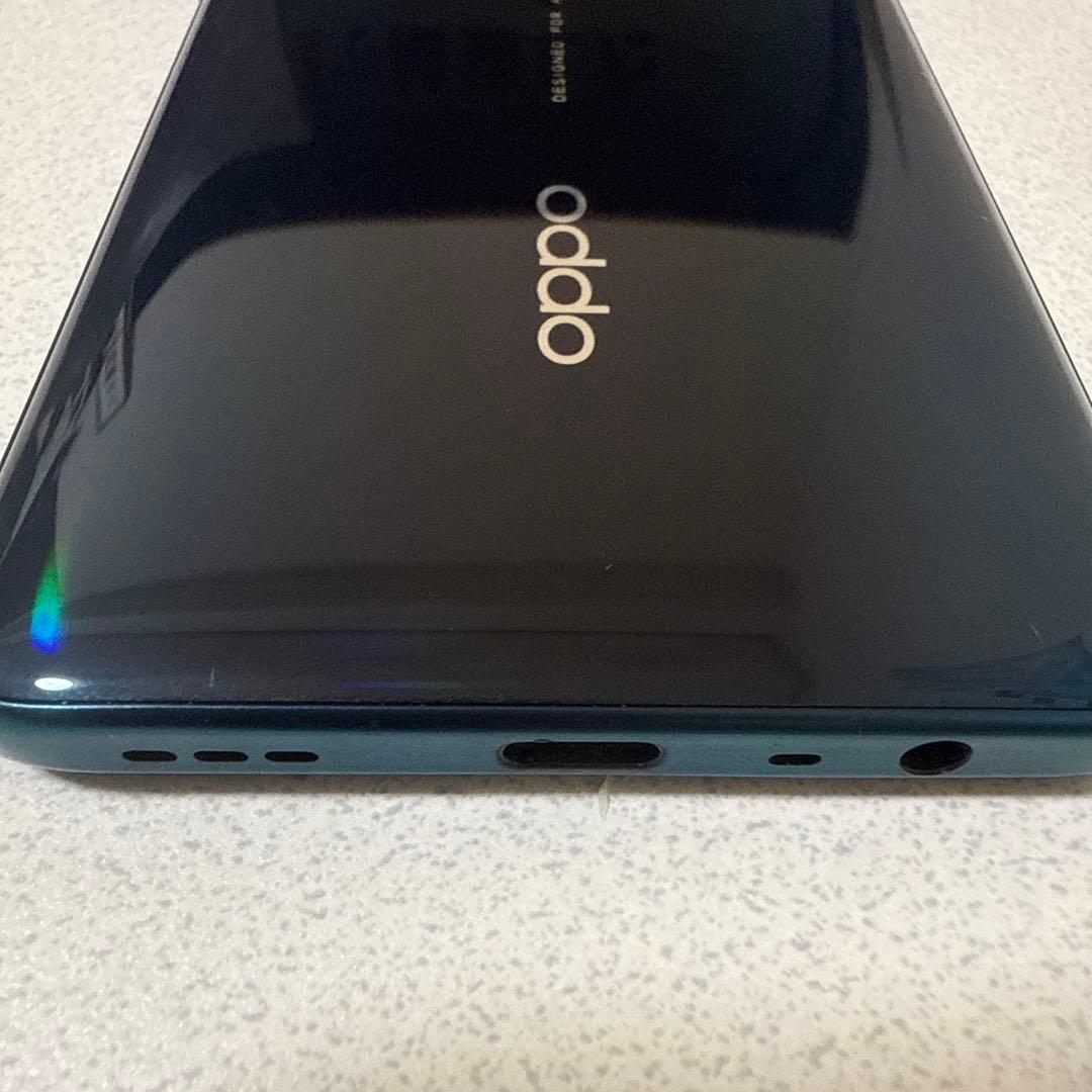 Oppo A5 2020 本体 ブルー デュアルカメラ