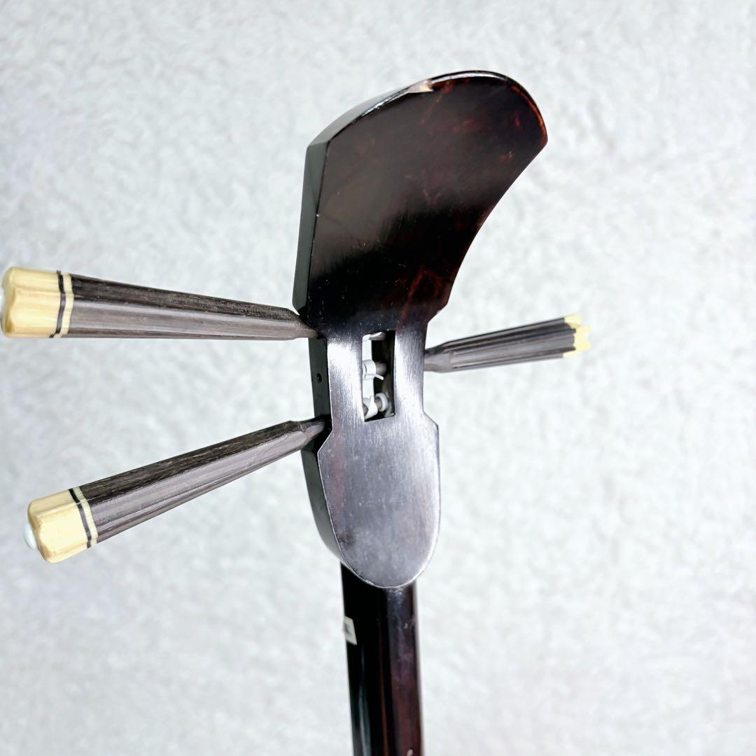 沖縄三線 蛇柄 本革風 ケース付 和楽器 民族楽器