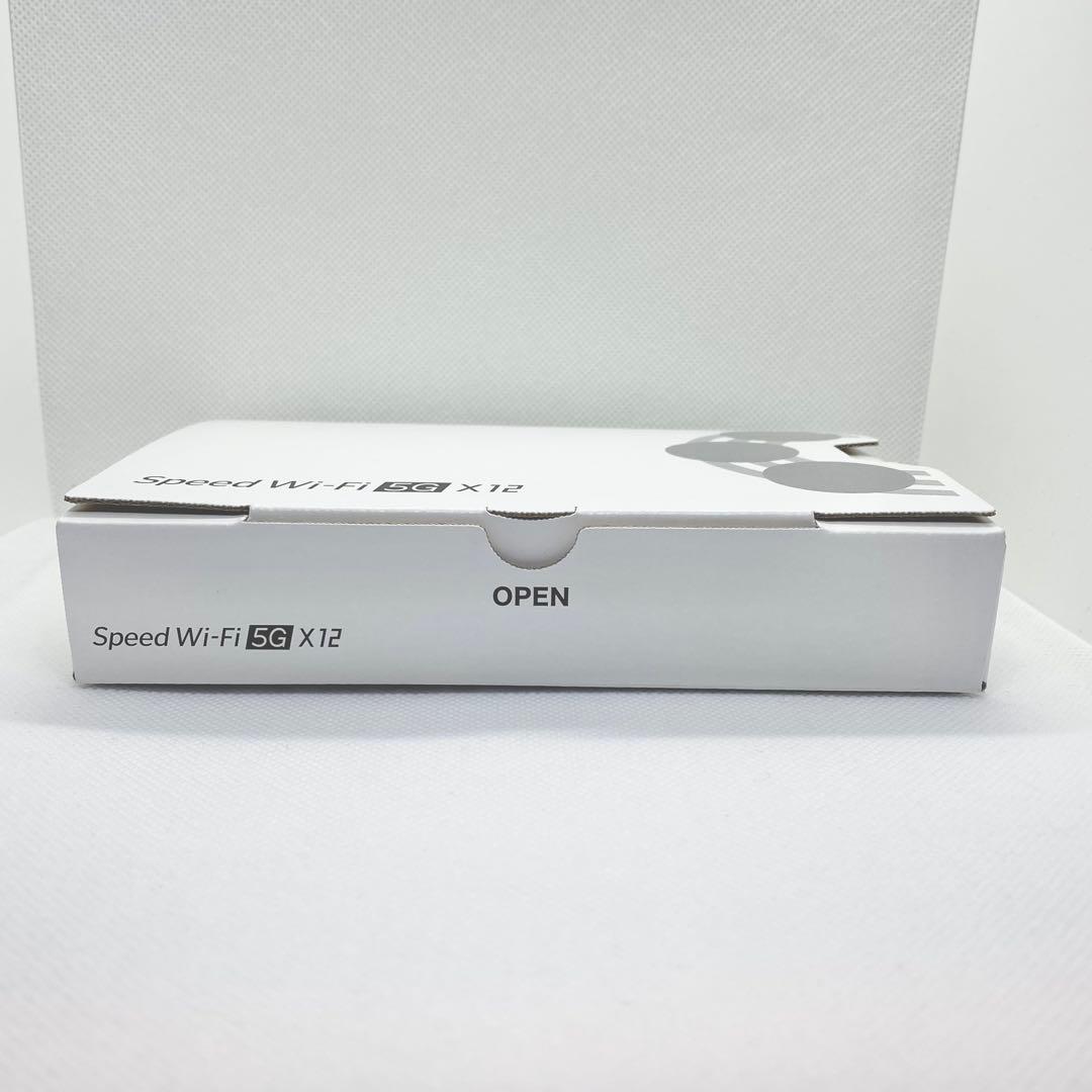 【美品】Speed Wi-Fi 5G X12 シャドーブラック　NEC