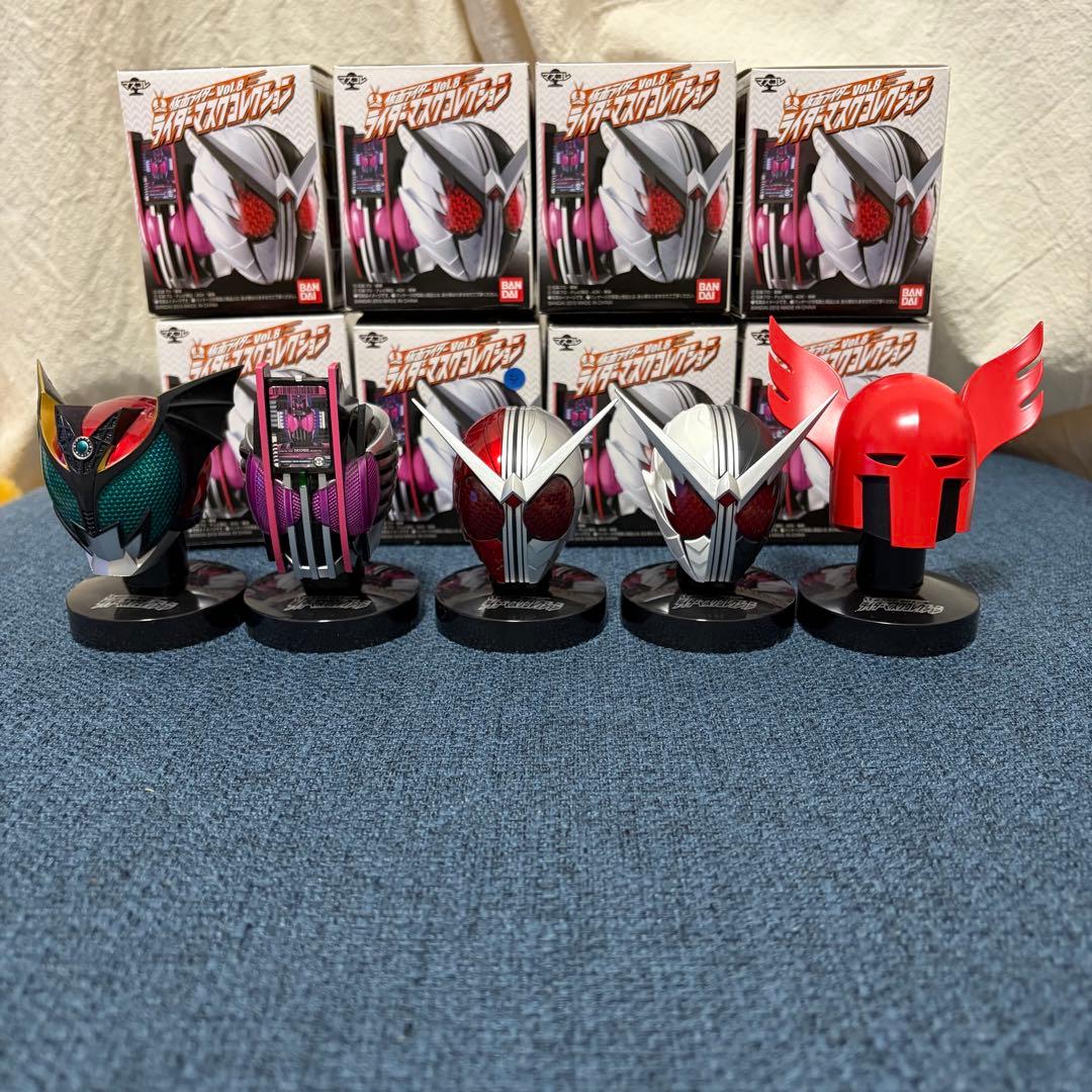 仮面ライダーマスクコレクション vol.8 16体セット 箱あり コンプリート