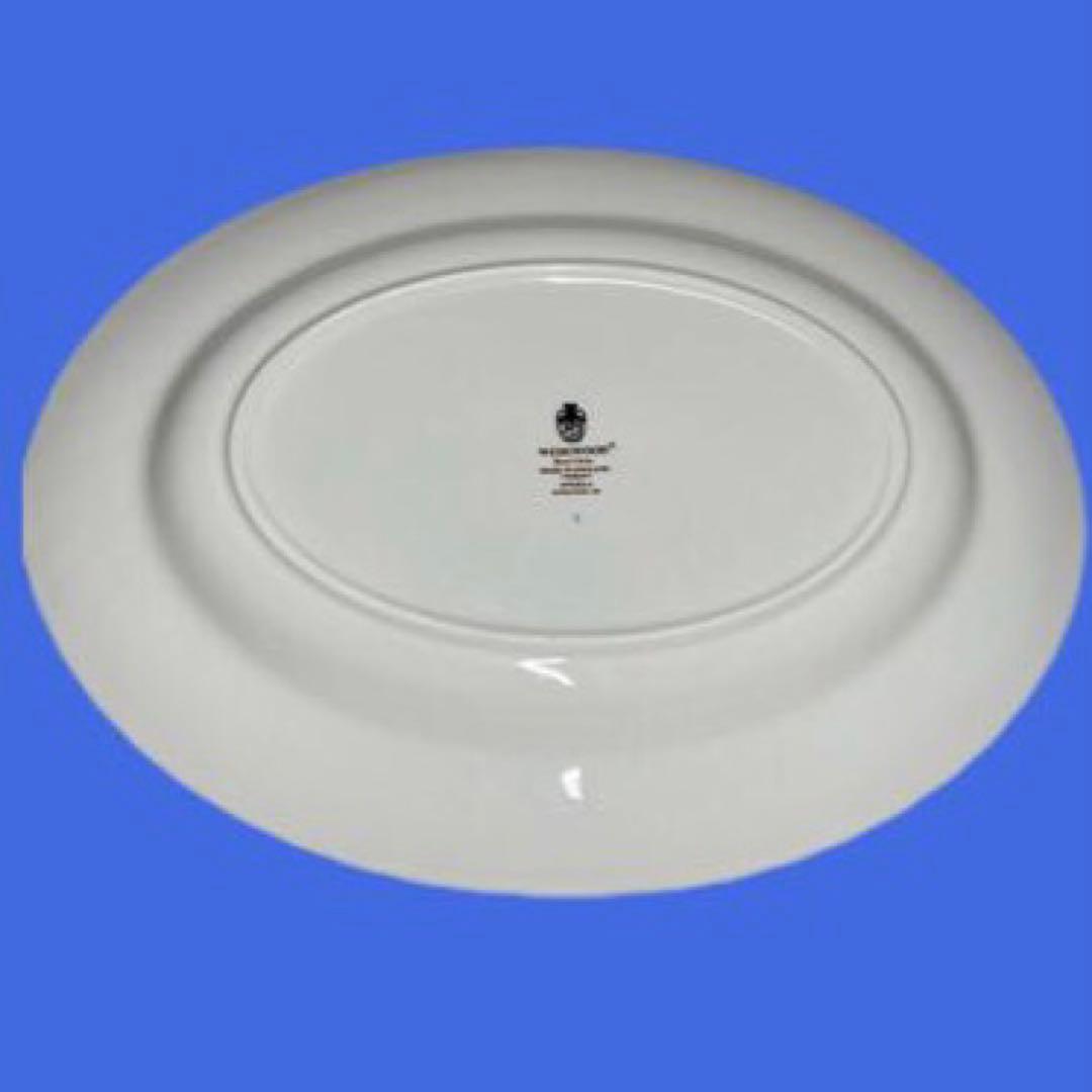 ウェッジウッド 35.7cm大皿 オーバルプレート 美品 英国製 送料込