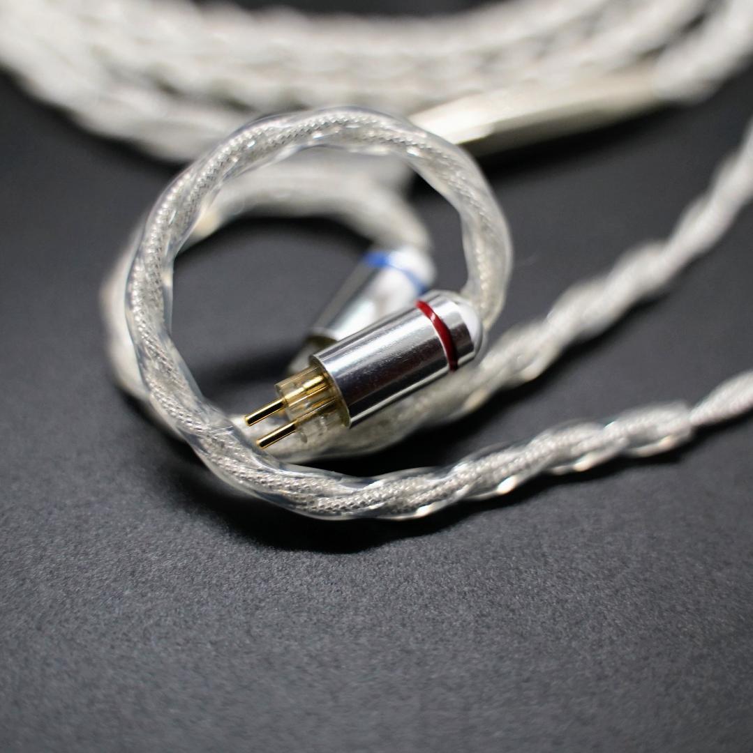 【1点のみ】7N粒子単結晶銅銀メッキ リッツ構造 CIEM 2Pin 3.5mm