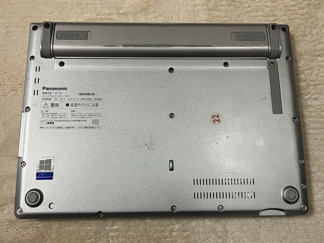 Panasonic CF-SV8KM5VS レッツノート 8GB 128GB
