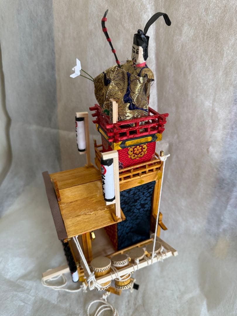 土浦　新川囃子なみき組山車ミニチュア/送料込み