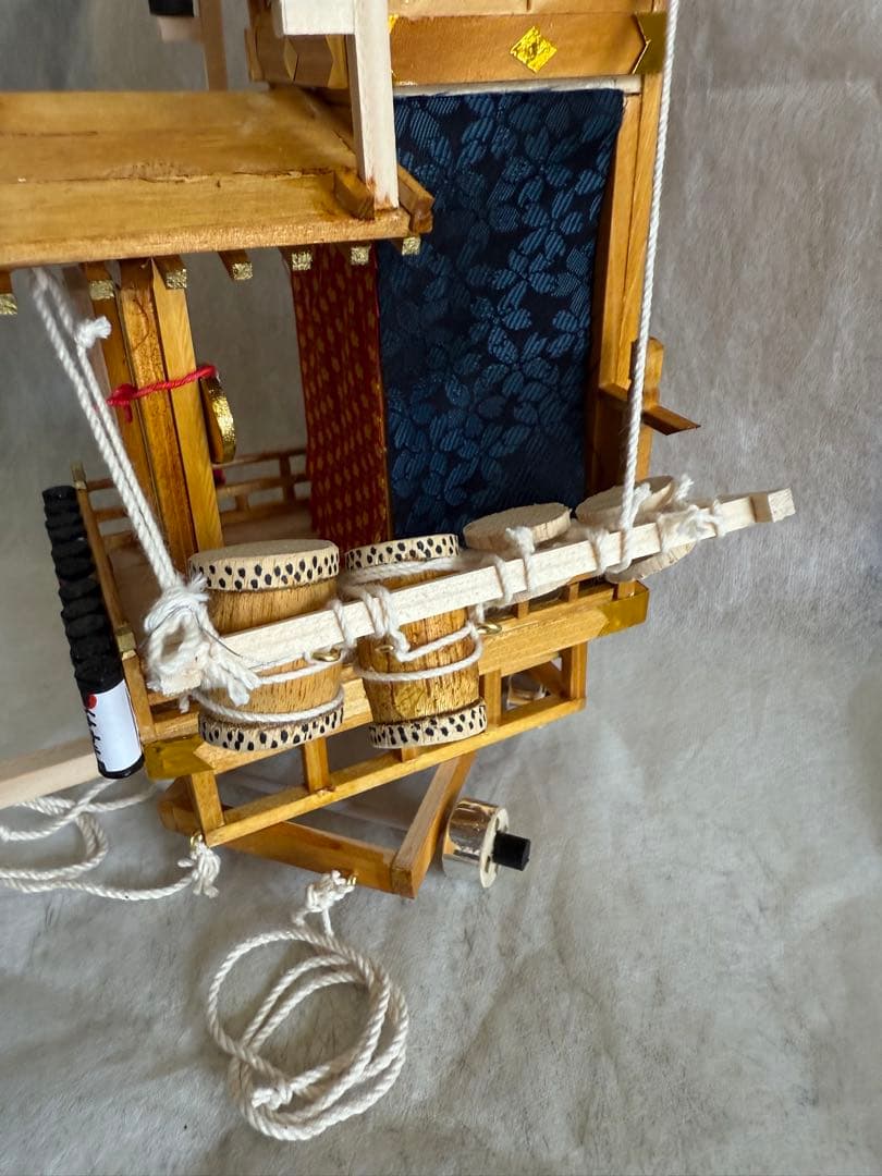 土浦　新川囃子なみき組山車ミニチュア/送料込み