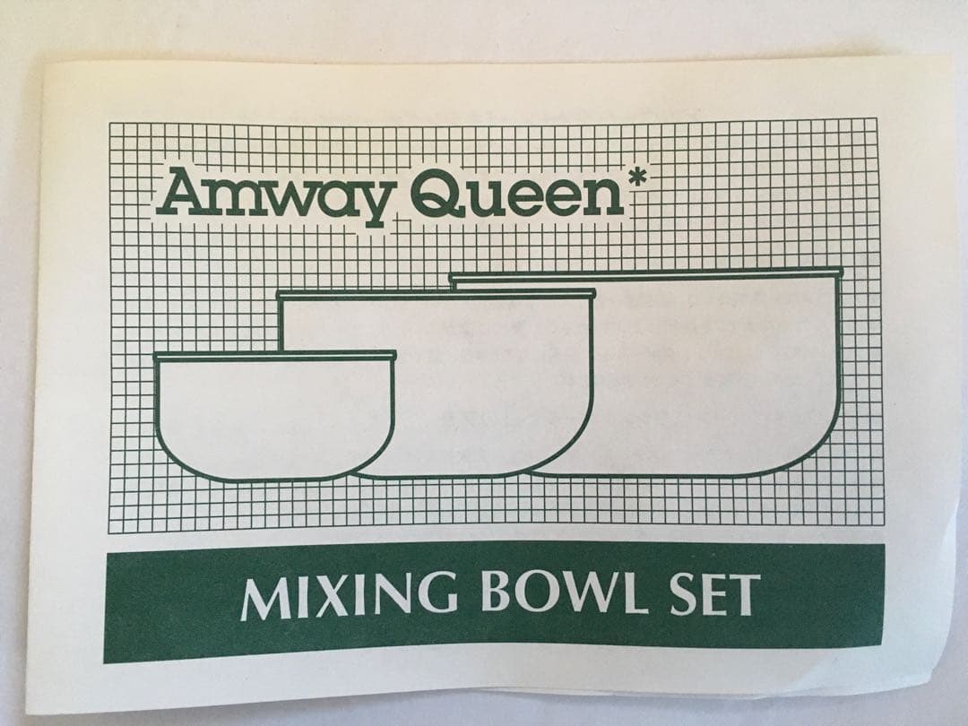 m*n様 Amway Queen ミキシングボールセット 3個
