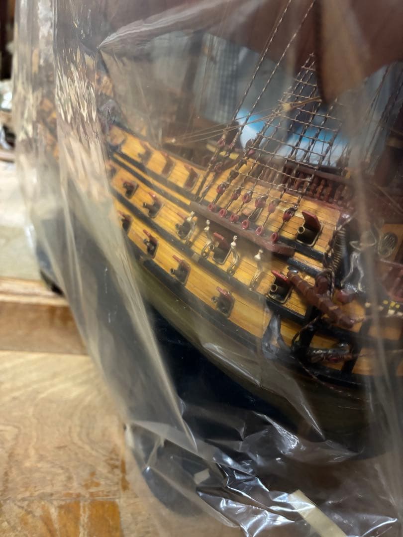 18〜19世紀のHMS Victory系の戦列艦大型帆船模型 木製手作り