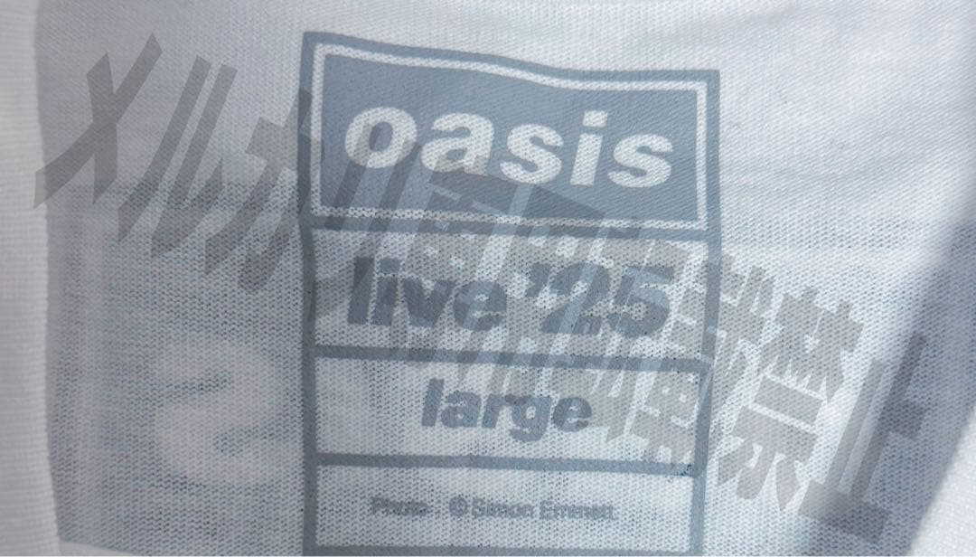 オアシス oasis Tシャツ ライブ バンドT UKデザイン 2025 グッズ