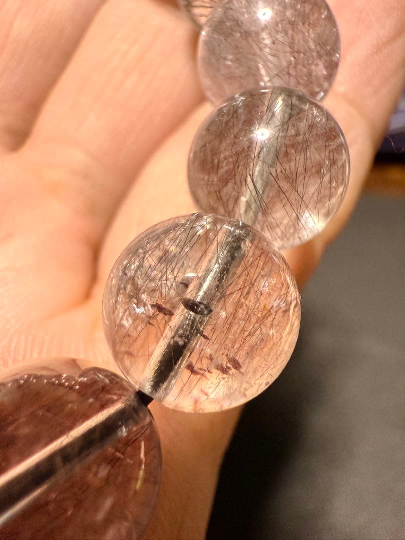 【希少】ヘマタイトニードルインクォーツ【鑑定書付き】