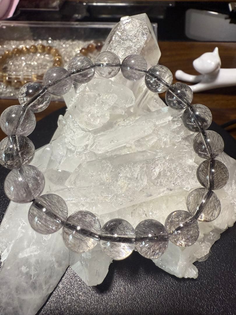 【希少】ヘマタイトニードルインクォーツ【鑑定書付き】