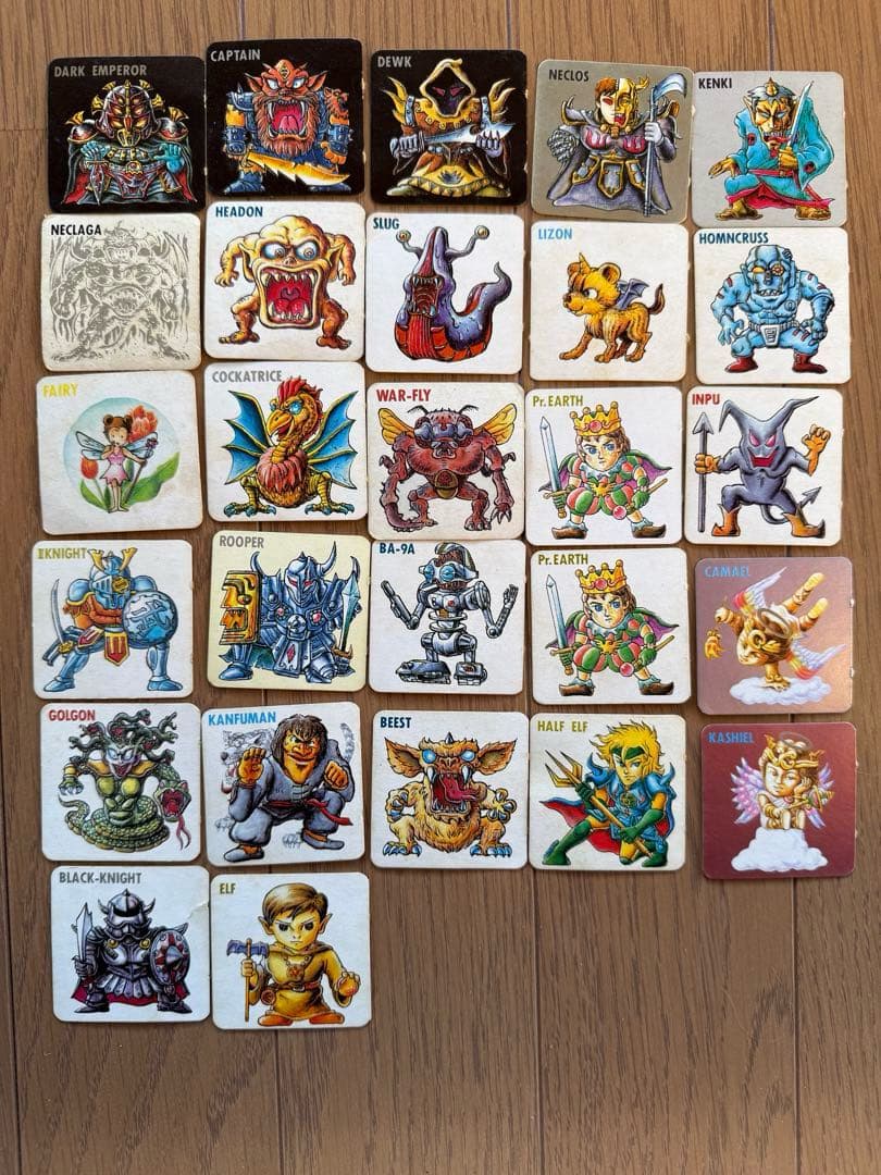 ネクロスの要塞　52体　カード55枚　空き缶　セット