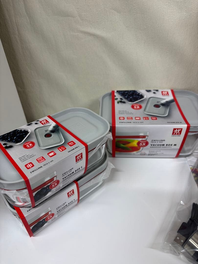 ZWILLING 真空保存容器 ジップロックセット