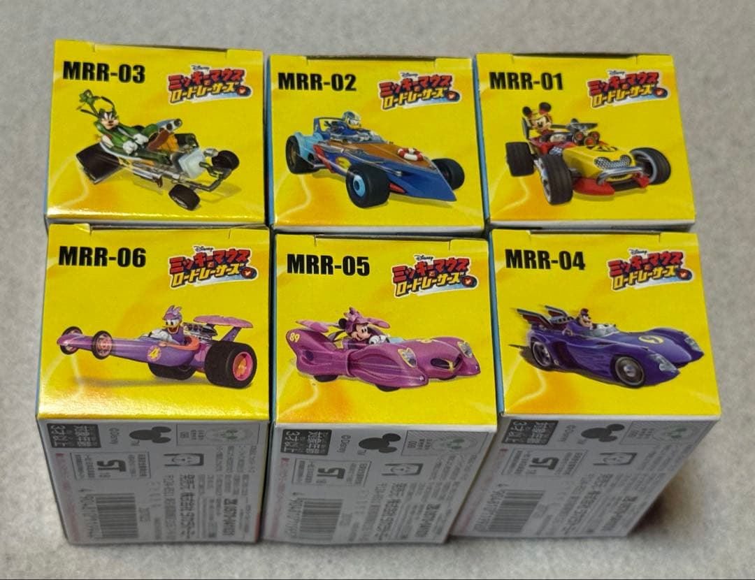 【新品未開封】トミカ　ミッキーマウスとロードレーサーズ　6台セット