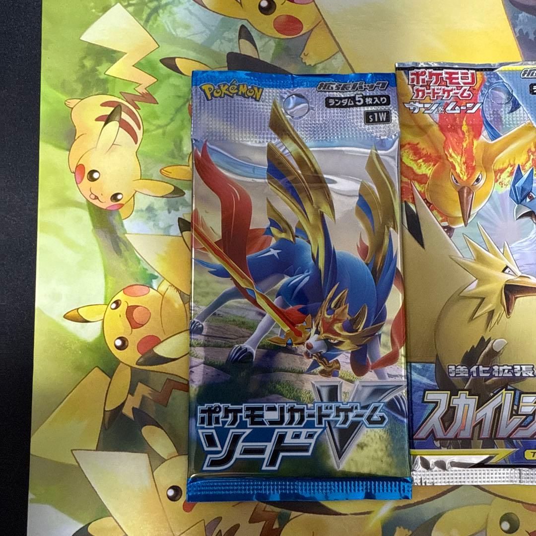 ソード スカイレジェンド イーブイヒーローズ 各1パックずつ