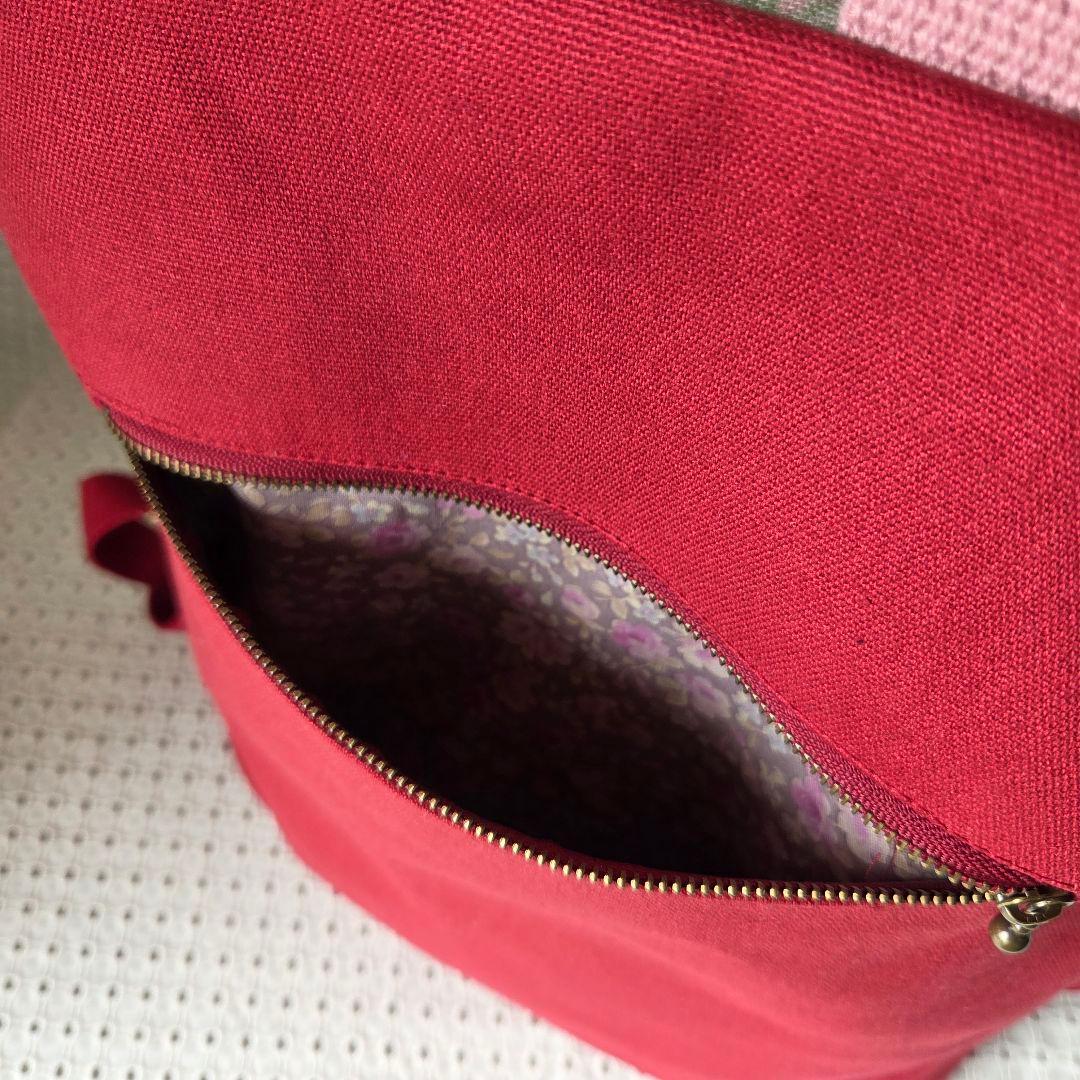 ミーコ&ターボ　楕円底リュック（L）②