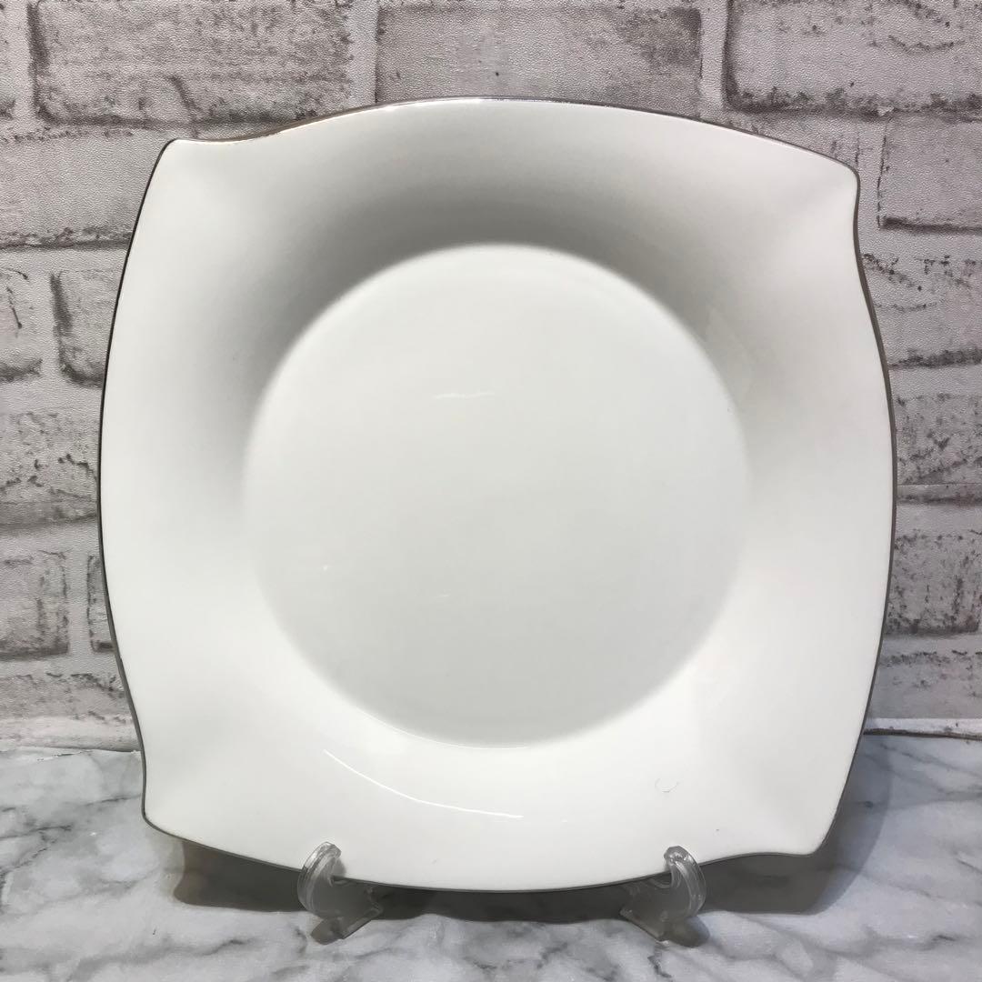 ナルミ　NARUMI フォルテ プラチナ スクエアサービスプレート　10枚セット