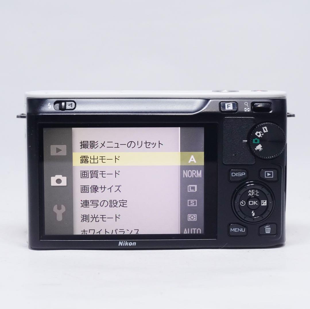 動作確認済 美品 Nikon 1 J1 10-30mm レンズセット ホワイト