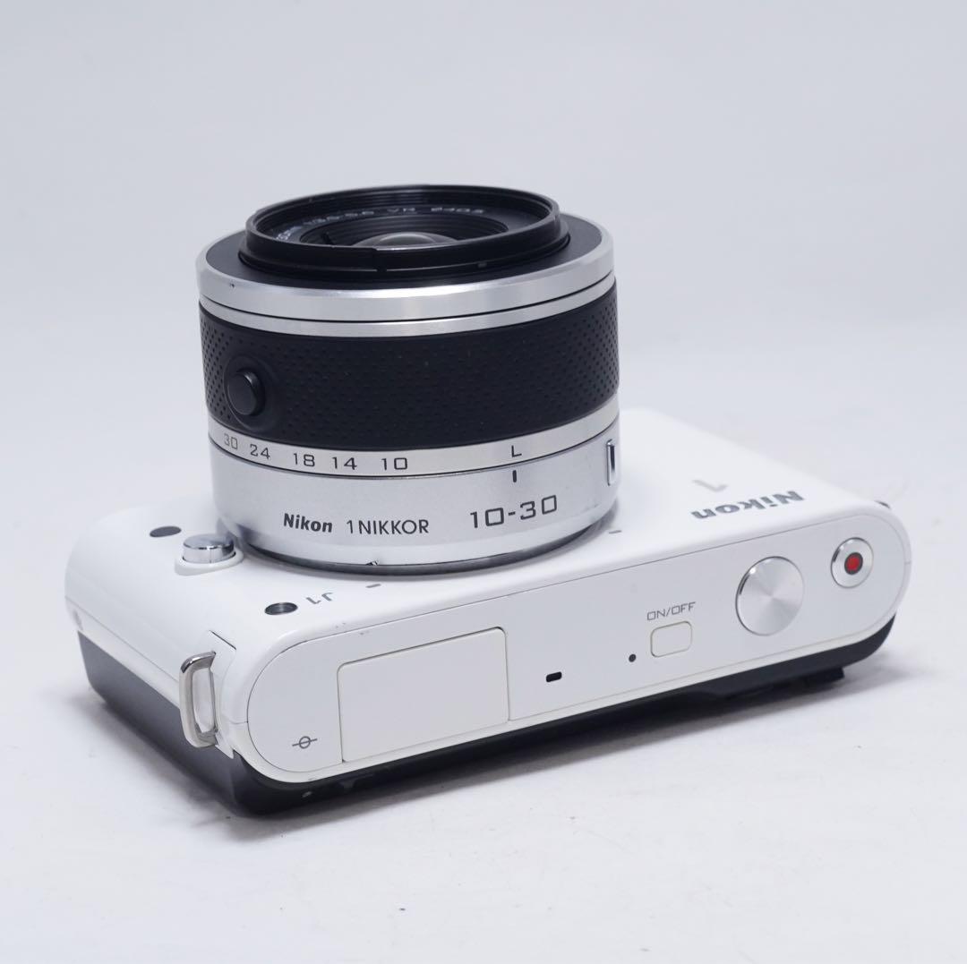 動作確認済 美品 Nikon 1 J1 10-30mm レンズセット ホワイト