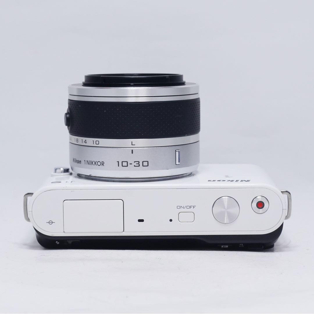 動作確認済 美品 Nikon 1 J1 10-30mm レンズセット ホワイト