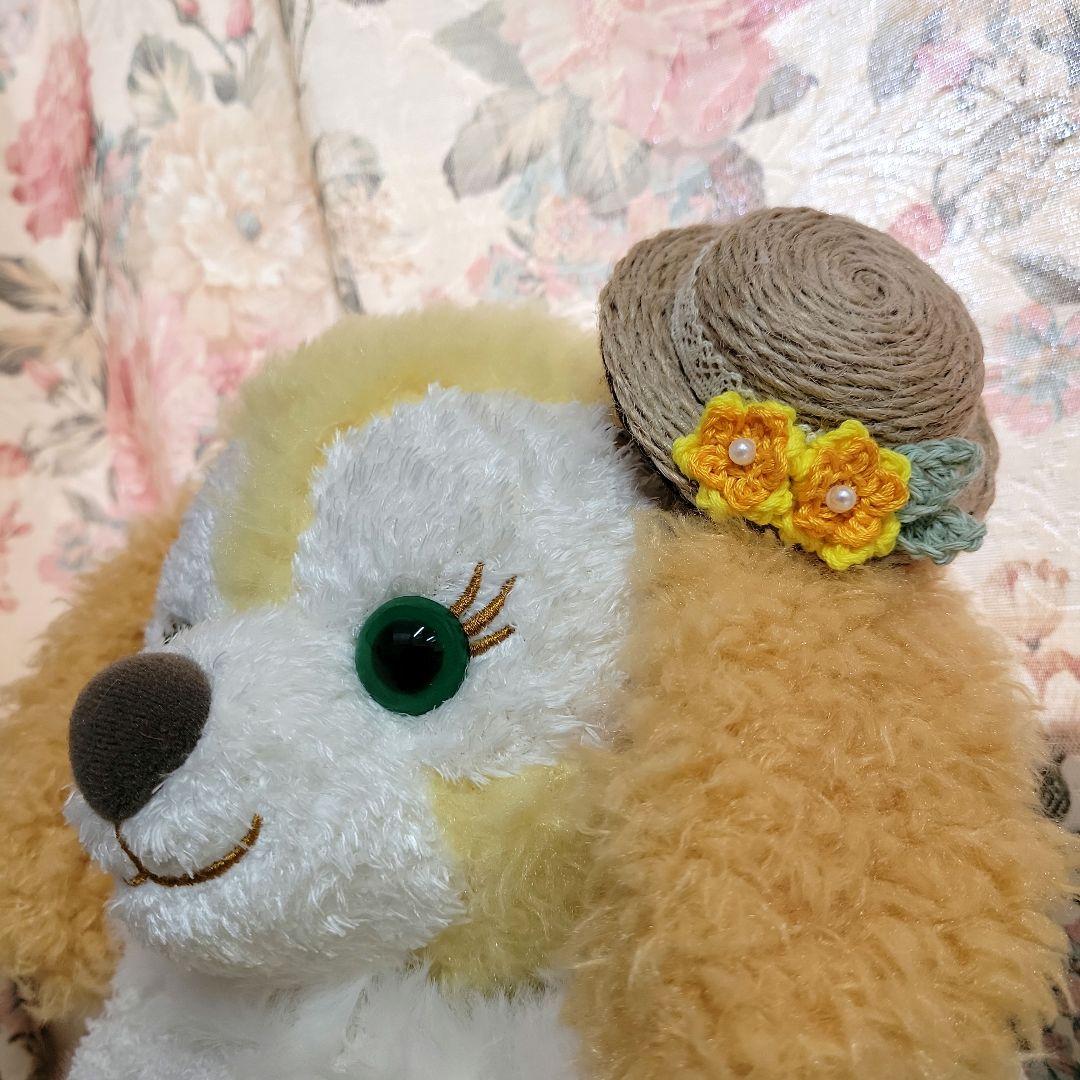 見本　ディズニーぬいぐるみ用　ケープ　バック　帽子