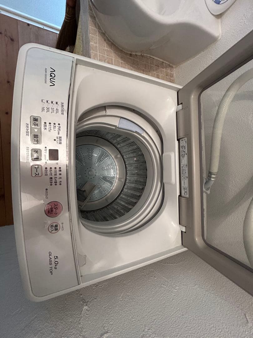 AQUA 縦型洗濯機 5.0kg 本体