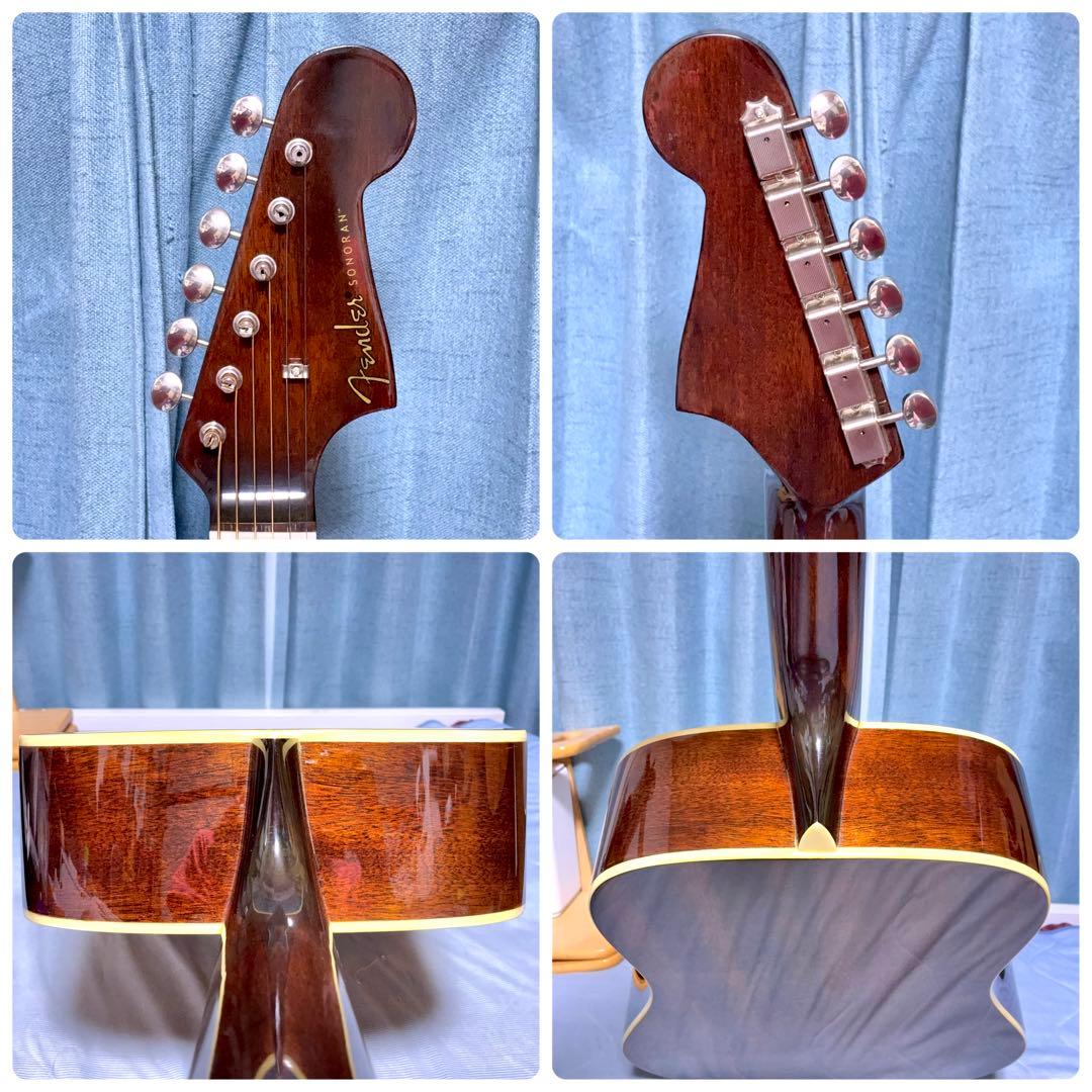 【牛骨】Fender★SONORAN！アコギ！【弾き易く調整☆新品の弦】